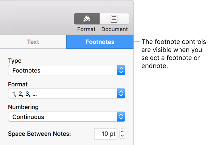 how do i format endnotes in word for mac